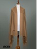 Solid Color Shawl Scarf W/ Tassels